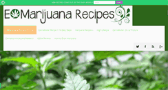 Desktop Screenshot of emarijuanarecipes.com