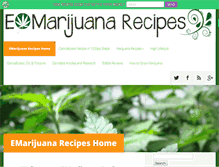 Tablet Screenshot of emarijuanarecipes.com